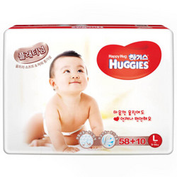 HUGGIES 好奇 铂金装 婴儿纸尿裤  L68片