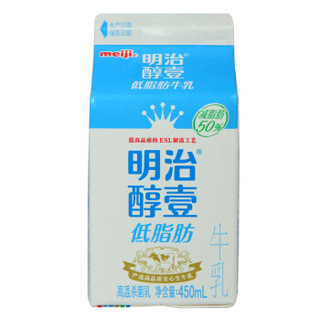 Meiji 明治 醇壹 低脂肪牛奶 450ml *13件