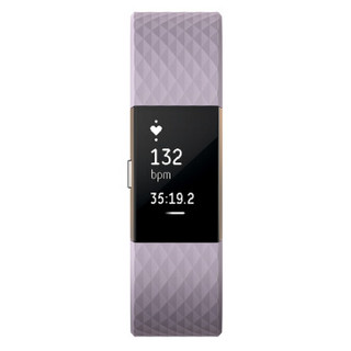 Fitbit Charge 2 智能手环  玫瑰金  小号