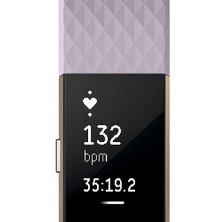 Fitbit Charge 2 智能手环  玫瑰金  小号