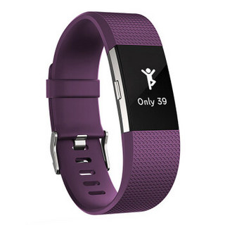 Fitbit Charge 2 智能手环  紫色 小号