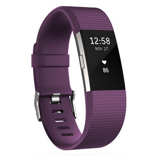 Fitbit Charge 2 智能手环  紫色 小号