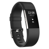 Fitbit Charge 2 智能手环  黑色 小号