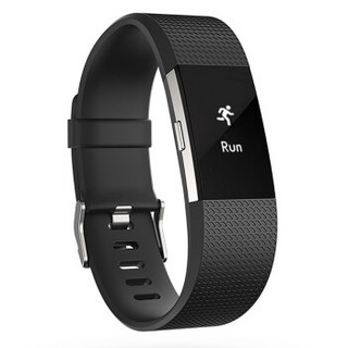 Fitbit Charge 2 智能手环  黑色 小号