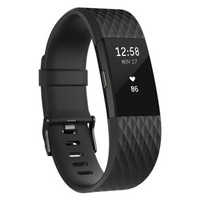 Fitbit Charge 2 智能手环  枪色 大号