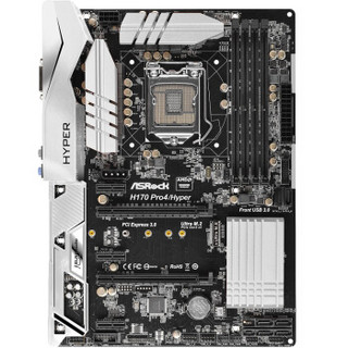  ASRock 华擎 H170 Pro4/Hyper主板（10相、intel千兆） 