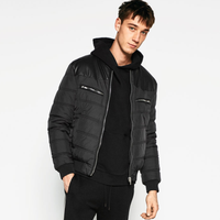 ZARA 00706344800 男士拼接棉服