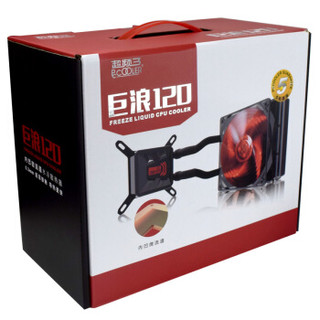  超频三 PCCOOLER 巨浪120 一体式水冷散热器 120冷排