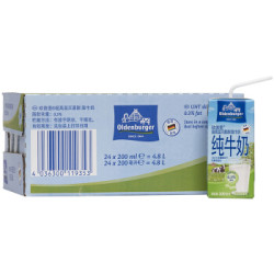 Oldenburger 欧德堡 超高温处理脱脂纯牛奶 200ml 24盒