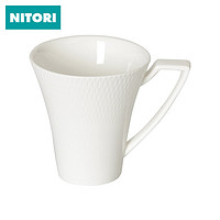 NITORI JX144-C001-03 丽兹纯白 马克杯 310ml