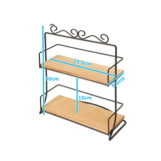 NITORI YS120361 木质双层铁线架