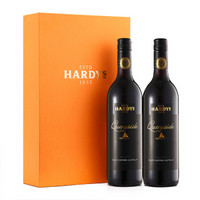 Hardys 夏迪 凯港霞多丽 干白葡萄酒 750ml 2瓶 礼盒
