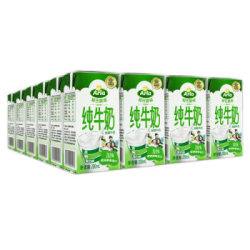 Arla 爱氏晨曦 进口全脂纯牛奶 200ml*24盒 *2件