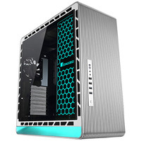 JONSBO 乔思伯 UMX5 全塔式机箱 银色双侧钢化玻璃侧透版本