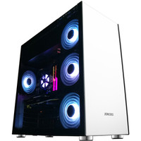 JONSBO 乔思伯 C4 中塔式机箱 白色双侧钢化玻璃侧透版本