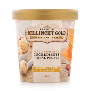 Killinchy Gold 柯林高德 麦卢卡蜂蜜扁桃仁口味 冰淇淋 480ml