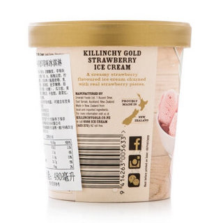 Killinchy Gold 柯林高德 草莓口味 冰淇淋 480ml