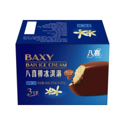 八喜 冰淇淋巧克力脆皮八喜棒85g*3支 香草口味(2件起售) *3件
