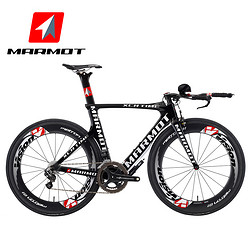 Marmot 土拨鼠 XCR TIME 碳纤维公路竞赛自行车 红白黑