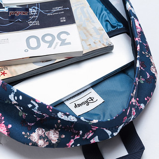 JANSPORT 杰斯伯 DISNEY RIGHT PACK 迪士尼联名款米奇花双肩背包 3BAX