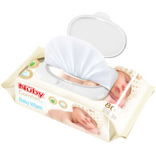 Nuby 努比 婴儿手口湿巾 80片 3包