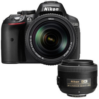 Nikon 尼康 D5300 18-55mm 入门单反相机套装