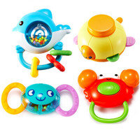 澳贝(AUBY) 益智玩具 十只装摇铃 婴幼儿童摇铃牙胶礼盒套装玩具 463134DS