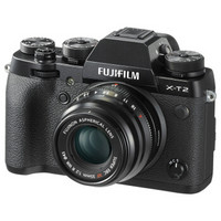 FUJIFILM 富士 X-T2（35mm f/2） APS-C画幅无反相机套机 黑