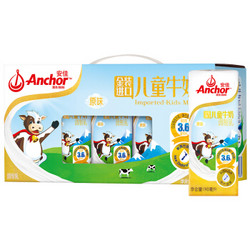 Anchor 安佳 金装儿童牛奶 190ml 12盒 礼盒装 *2件