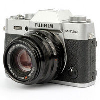 FUJIFILM 富士 X-T20（35mm f/2）APS-C画幅无反相机套机 银色
