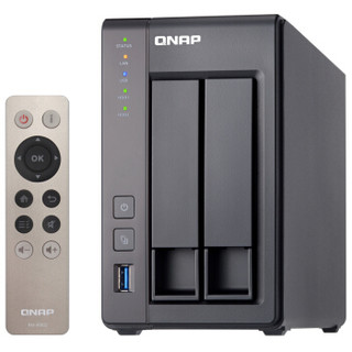 QNAP 威联通 TS-251+ 2盘位NAS（J1900、2GB）