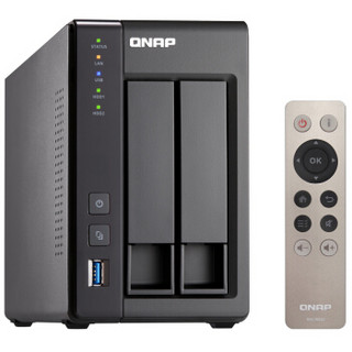 QNAP 威联通 TS-251+ 2盘位NAS（J1900、2GB）