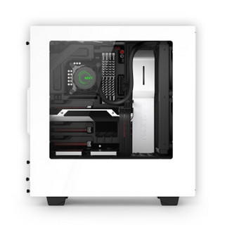 NZXT. 恩杰 S340 中塔式侧透机箱 白色