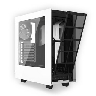 NZXT. 恩杰 S340 中塔式侧透机箱 白色