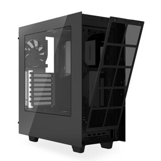 NZXT. 恩杰 S340 中塔式侧透机箱  黑色