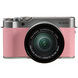 FUJIFILM 富士 X-A10（16-50mm f/3.5-5.6）APS-C画幅无反相机套机 粉色/红色/紫色/橙色