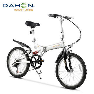 DAHON 大行 小坦克 TST061 折叠山地自行车6速 丽面白