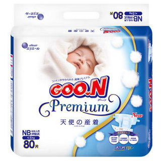 GOO.N 大王 天使系列 婴儿纸尿裤 NB80片 *3件