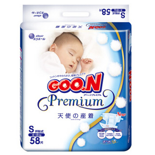 GOO.N 大王 天使系列 环贴式通用纸尿裤 S58片 2包