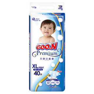 京东PLUS会员：GOO.N 大王 天使系列 环贴式通用纸尿裤 XL40片 *4件