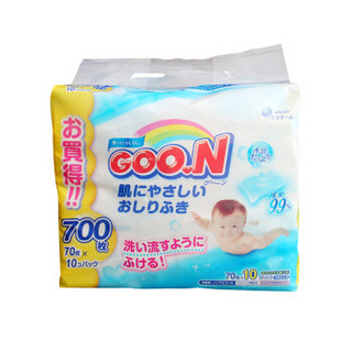 GOO.N 大王 99%纯净水 婴儿湿巾 70片 10包