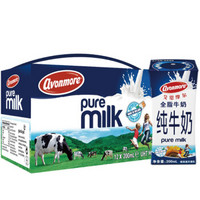 再降价、限地区：AVONMORE 艾恩摩尔 全脂牛奶 200ml*12盒 *6件