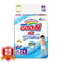 GOO.N 大王 维E系列 婴儿纸尿裤 XL号 21片