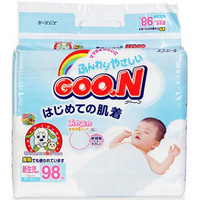 大王 GOO.N 新生儿婴儿纸尿裤NB号 NB98片 (0-5kg ) 维E系列 *4件