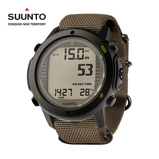 SUUNTO 颂拓 Dive 潜水系列 D6I NOVO 潜水腕表 灰色尼龙