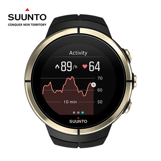 SUUNTO 颂拓 Spartan Ultra 斯巴达极限系列 户外运动心率表 金色 钛合金款