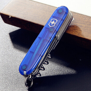 VICTORINOX 维氏 攀登者 1.3703 瑞士军刀 （14种功能） 透明蓝色