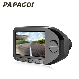 PAPAGO 行车记录仪 gosafe360 前后双镜头 1296P升级版