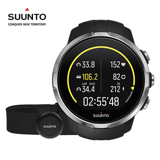 SUUNTO 颂拓 Spartan Sport 斯巴达极速系列 智能运动腕表 白色 心率套装