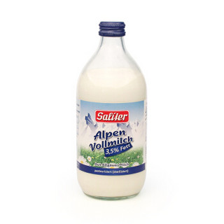 Saliter 赛力特 阿尔卑斯 全脂纯牛奶 500ml 12瓶 普通装
